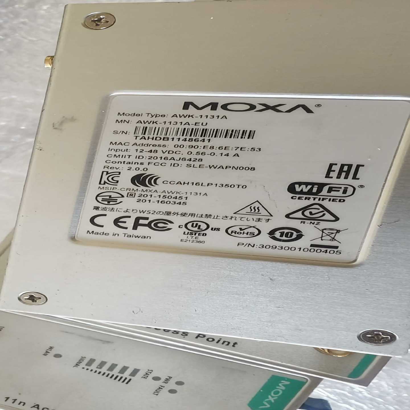 MOXA摩莎AWK-1131A-EU  无线AP网桥接收端，~议价