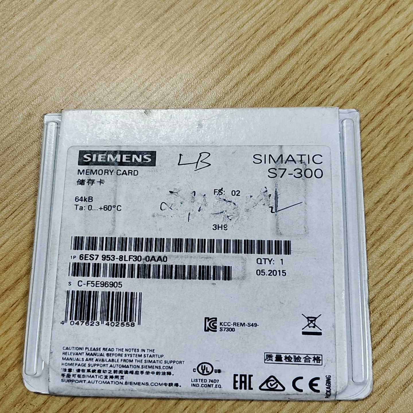 6ES7 953-8LF30-0AA0，西门子64KBMMC一议价商品
