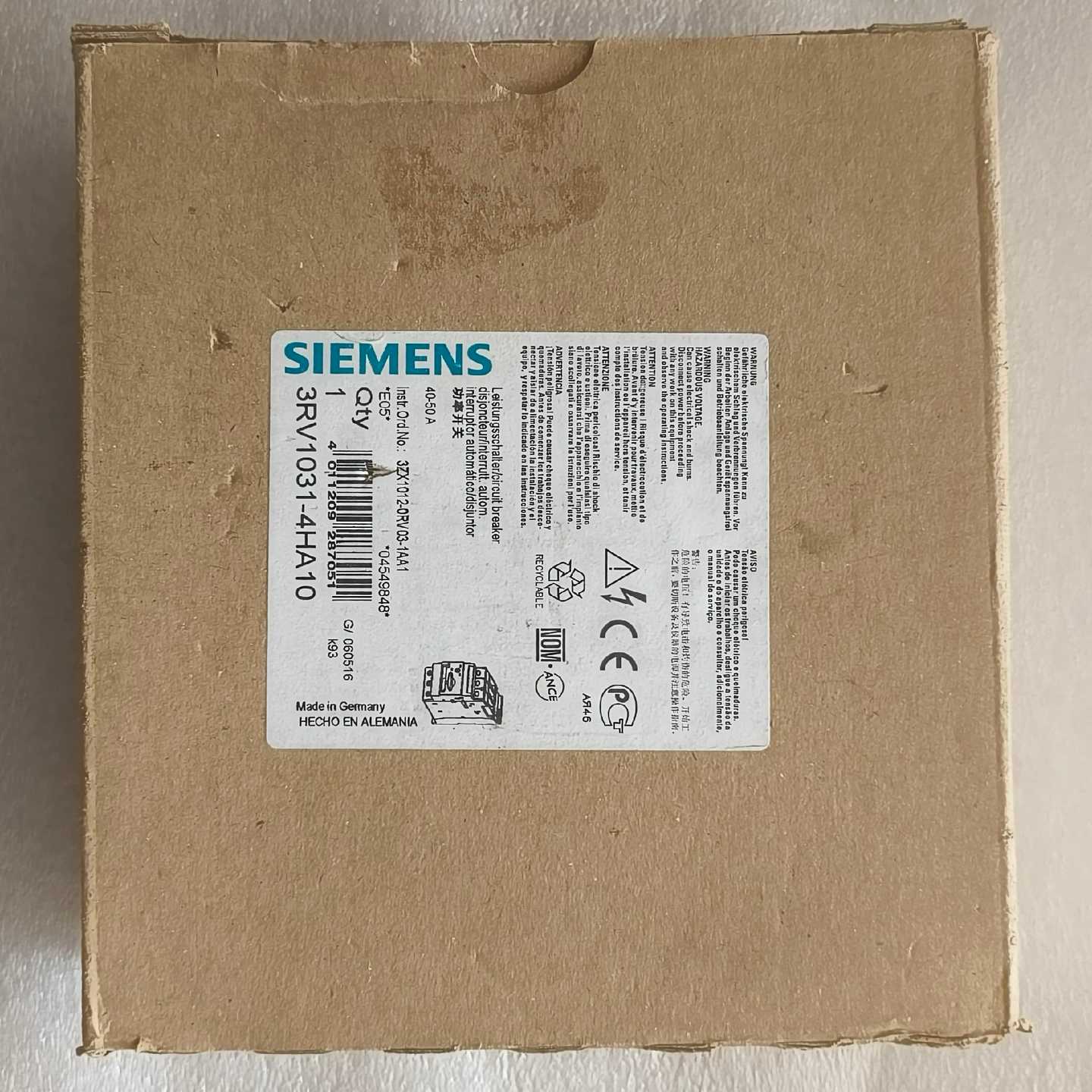 断路器3RV1031-4HA10   库存货！~询价