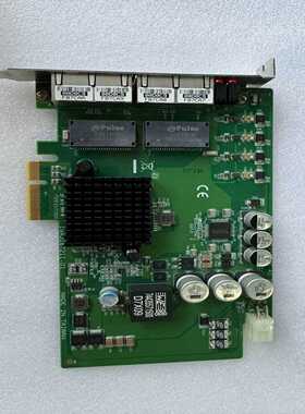 询价拍~研华4口视觉图像采集卡POE网卡 PCIE-1672E PC