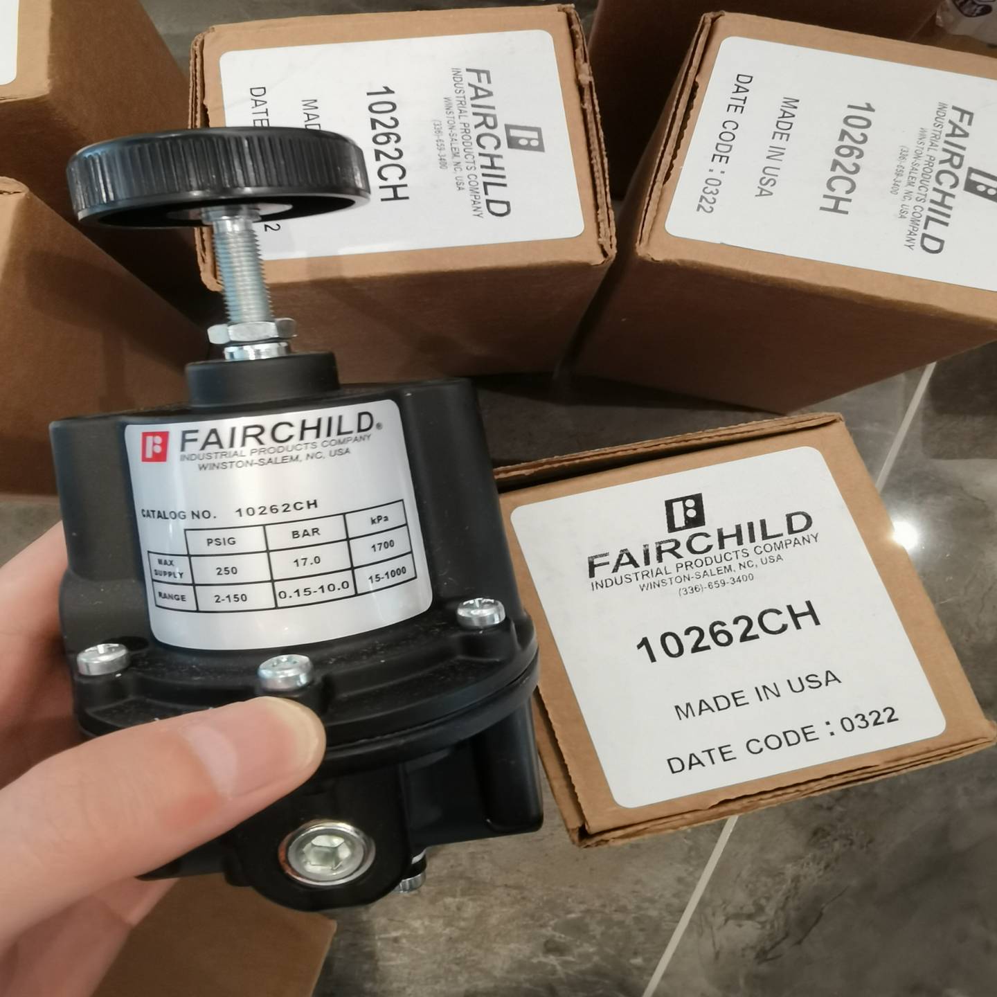 美国FAIRCHILD仙童止回阀气动调节器10262CH--议价商品