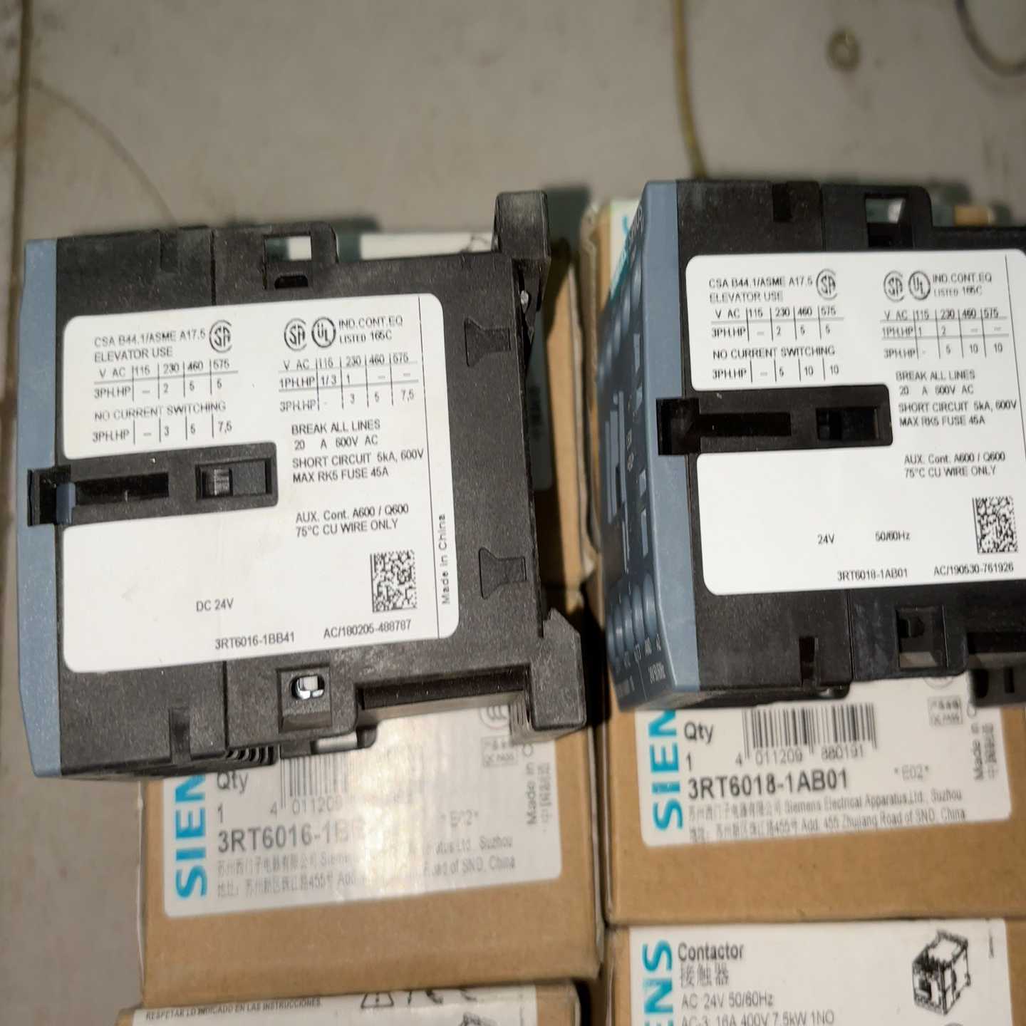 I议价全新西门子接触器3RT6016-1BB41DC24V4现货/维修