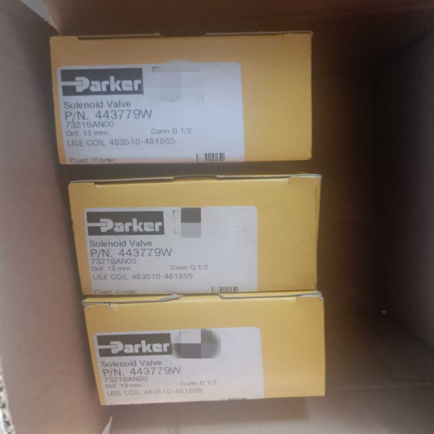 全新意大利进口Parker电磁阀P/N.443779W  7