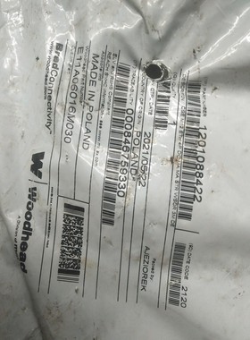 询价woodhead连接线e11a06016m030 17~可接维修