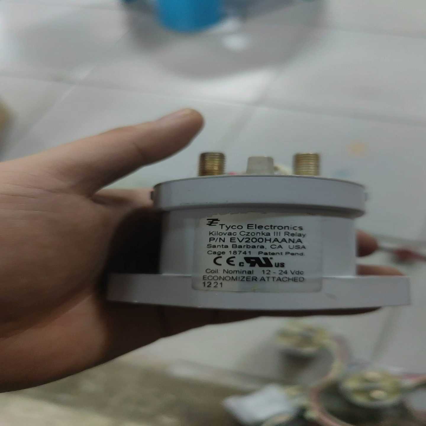 询价~泰科TE高压直流接触器继电器EV200HAANA带反馈触点1