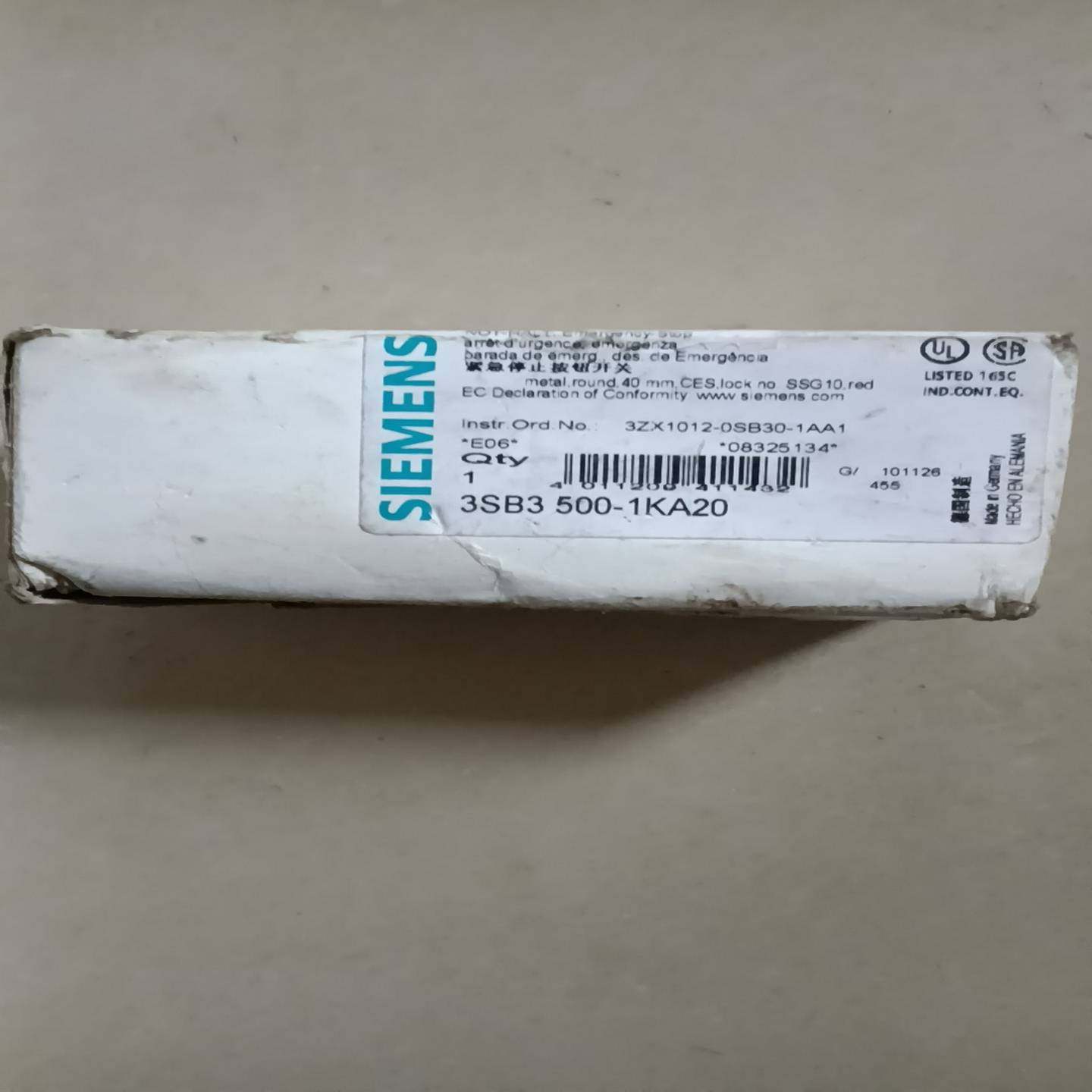 紧急停止按钮开关  3SB3500-1KA20~询价