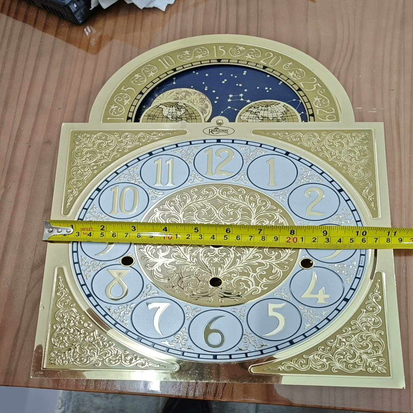 落地钟  古钟   钟脸 钟面  钟盘 看上去没用过，成色很【鑫