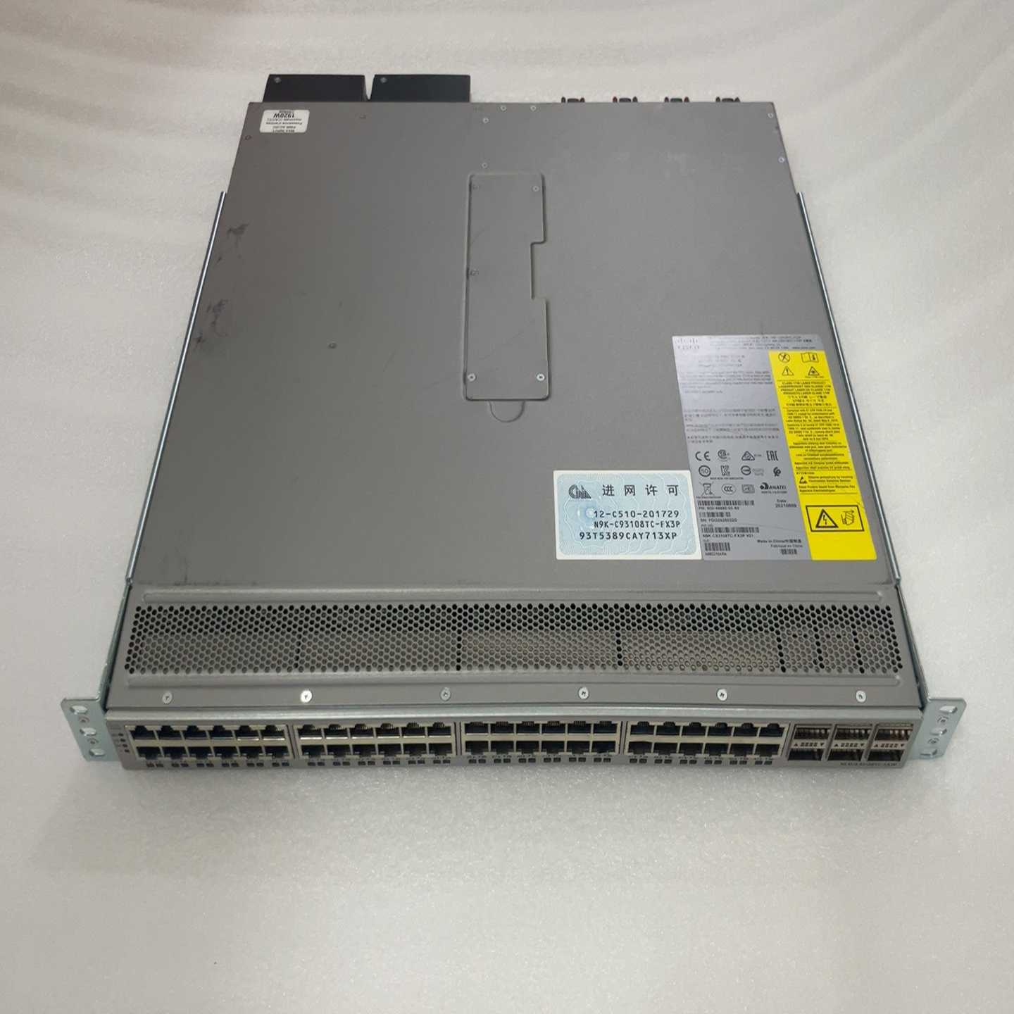 询价~思科cisco N9K-C93108TC-FX3P 48口万