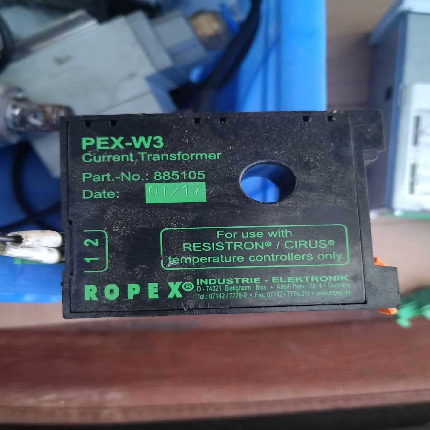 拆机ROPEX诺派克互感器，型号PEX-W3，拆机包好，成色--议价商品