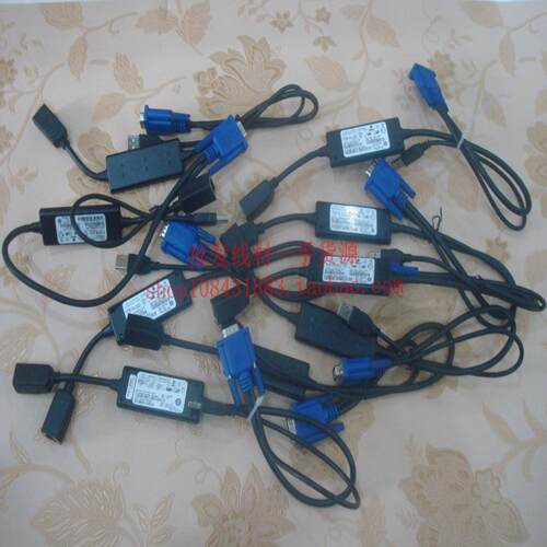 芬芳原装 戴尔KVM线 Dell KVM切换器线 USB口 0UF366 2162DS *