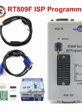 RT809F高清USB电脑液晶编程器自动识别一键读写解码器
