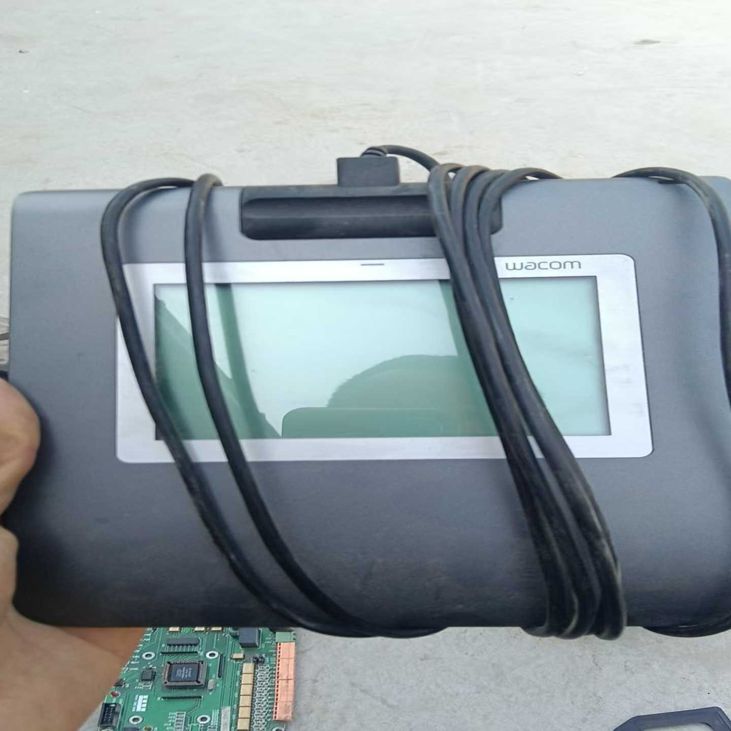 Wacom STU-430 LCD签名垫，功能完好，适合办公~议价