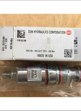 SUN螺纹插装溢流阀PBFB-LAN分流阀节流阀SUNPBFfB-LAN