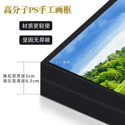 客厅电表箱装饰画免打孔推拉现代简约家用配电箱液压遮挡风景壁画