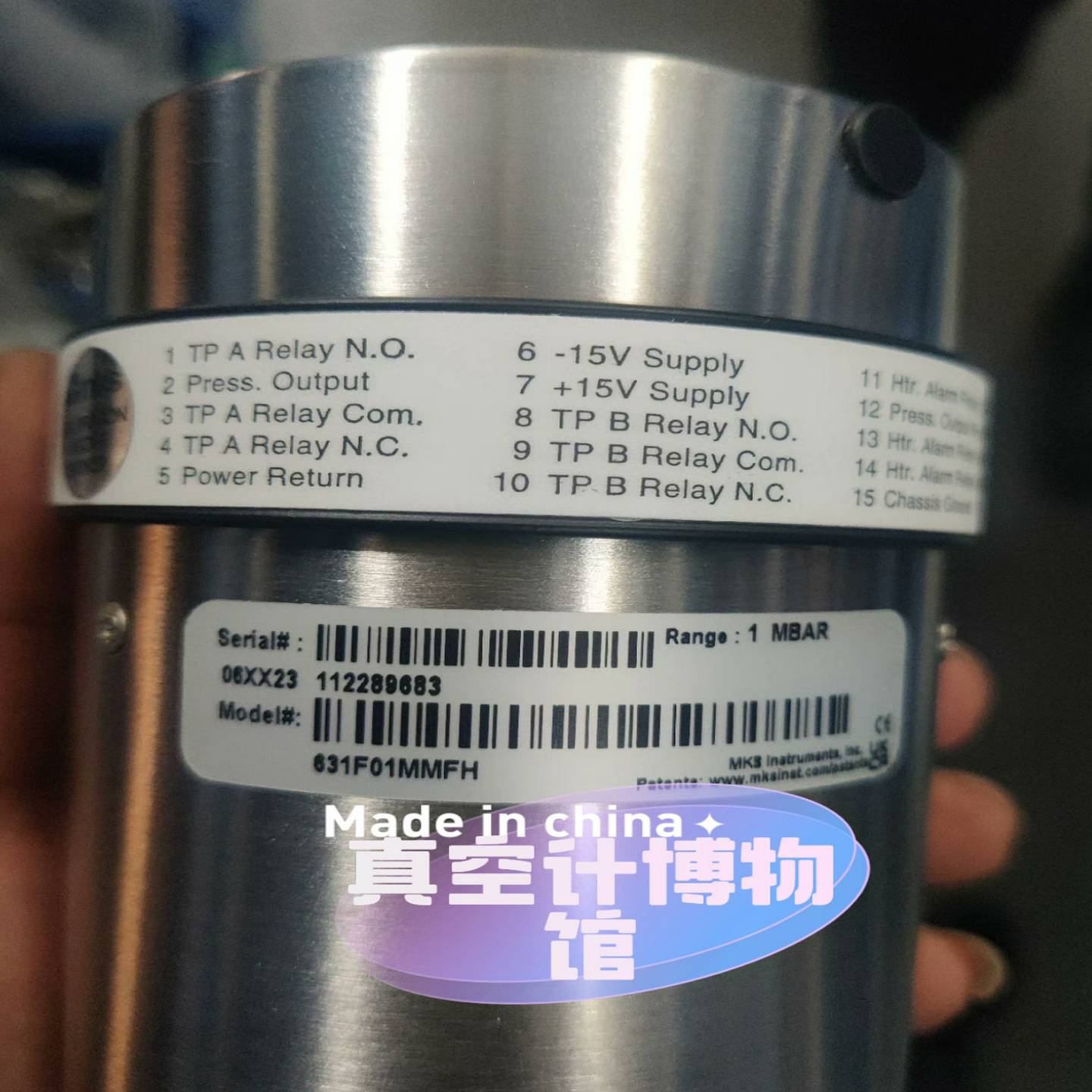 MKS631F01MMFH，测量范围1mBar。采用振动传--议价商品