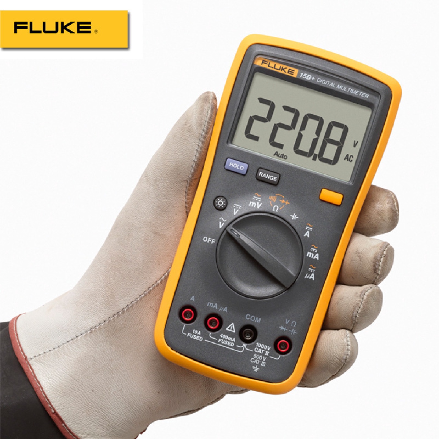 福禄克Fluke数字万用表F15B/12E/17B/18B/101KIT/106/107数显