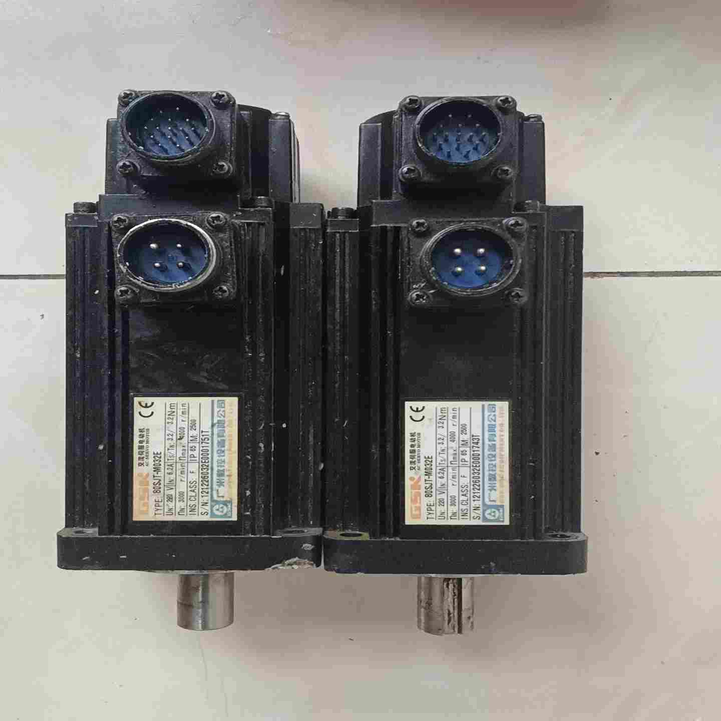 议价广数80SJT-M032E电机广州数控3.2Nm牛米电机