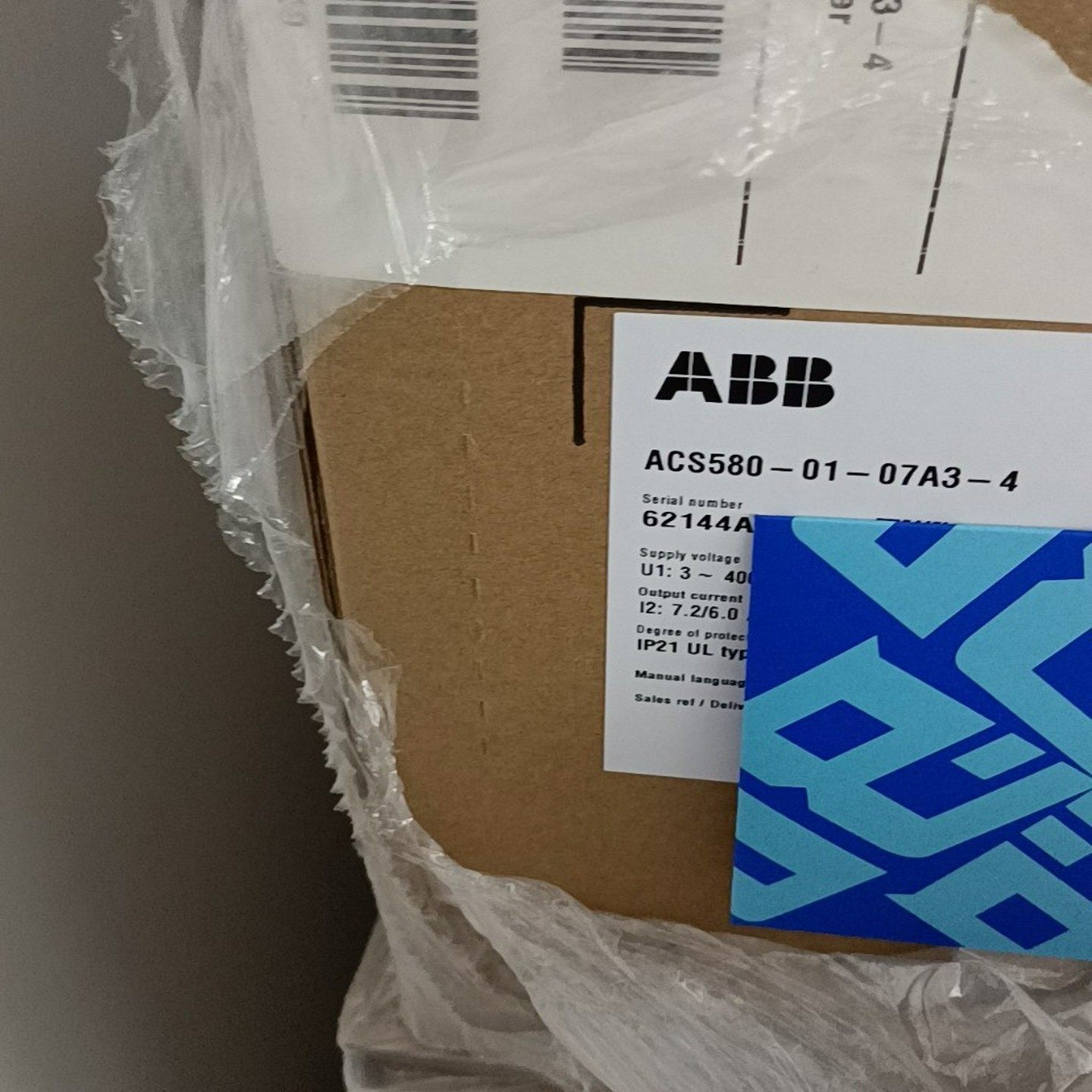 ABB变频器ACS580-01-07A3-4 全新原装正品{议价}