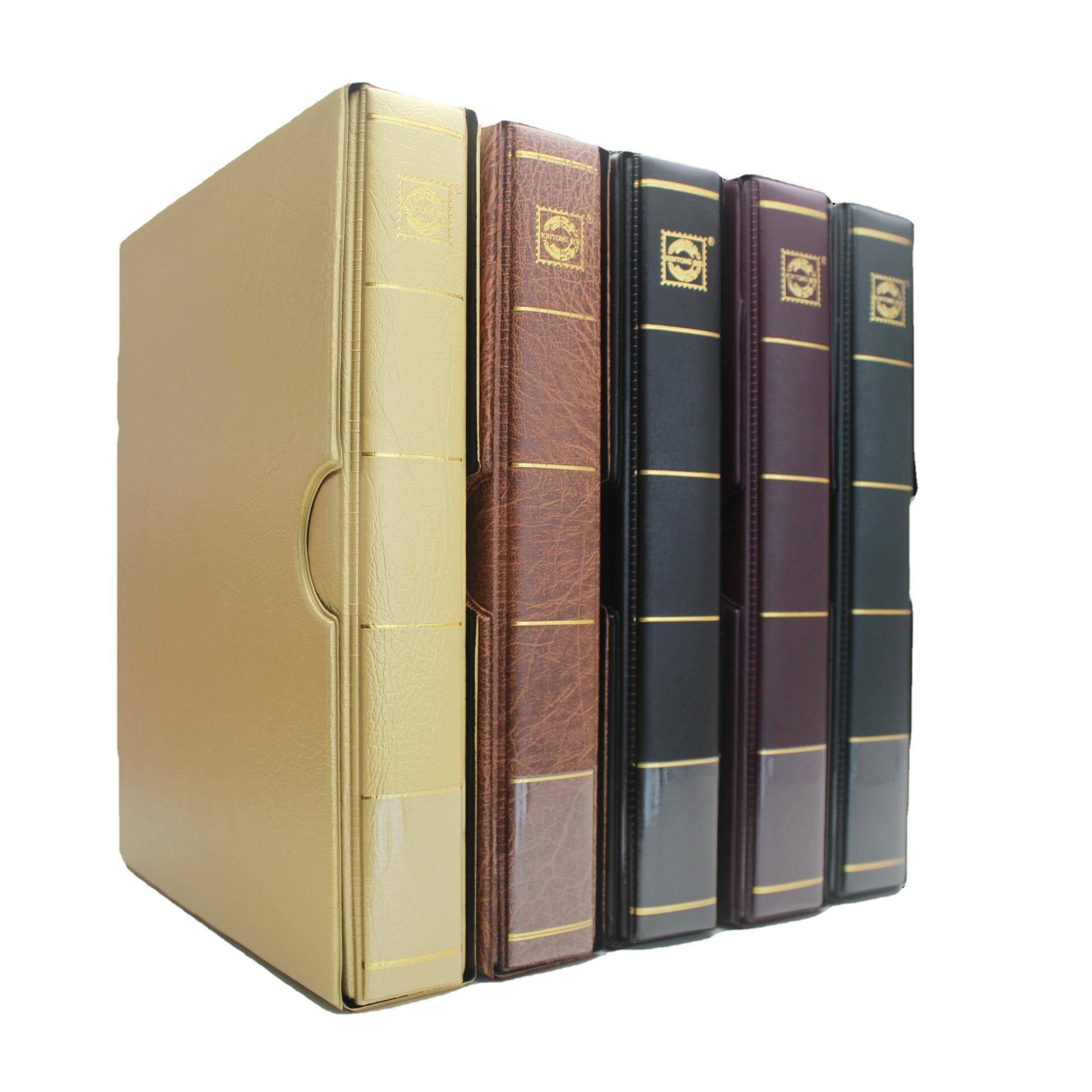 金东大容量皮革活页集邮册邮票收藏册空册小型张大小珍藏商务礼品