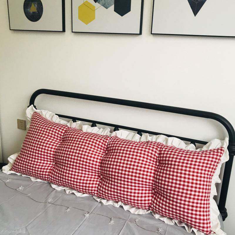 韩版床头软包靠垫大靠背公主双人长靠枕可拆洗靠枕床头床靠厂跨境