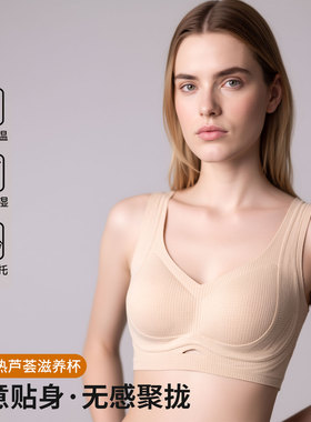 内衣女士无痕聚拢小胸收副乳防下垂软支撑提拉调整型文胸罩无钢圈