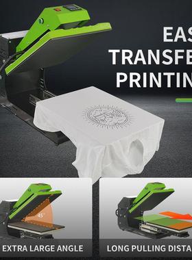 40*50lectric heatpress热压机T恤DTF图案转印机鼠标垫烫钻机压褶