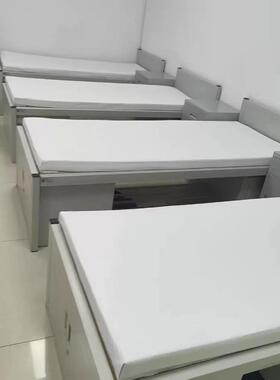 新加厚硬棉床垫学生军训家政形状单张白色床单聚酯棉超厚纯白色床