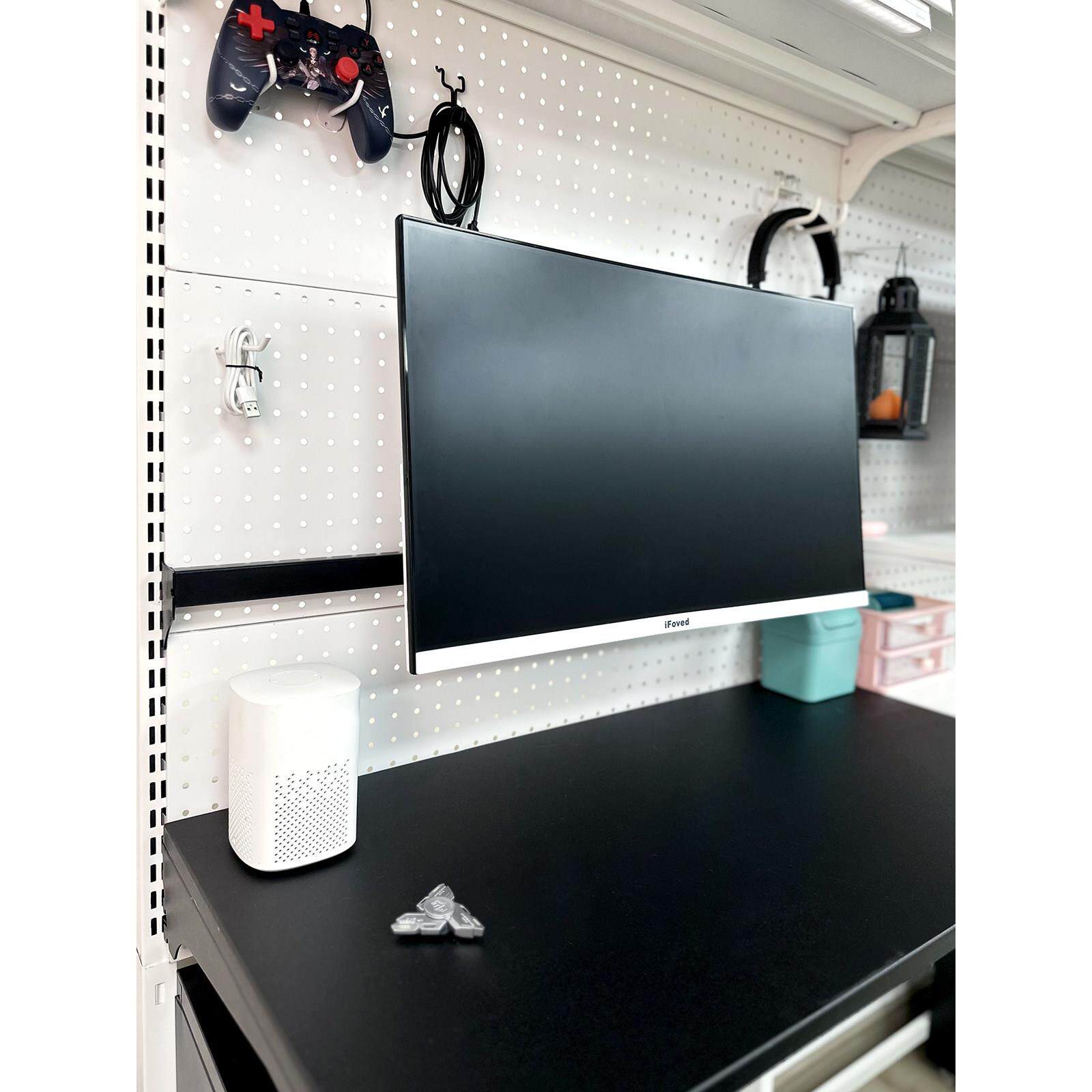 屏幕支架显示器支架五金孔板女孩书架配件吊电竞上下左右旋转