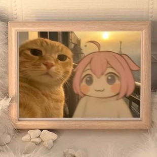 Doro的好朋友合照相框哦润吉桌面卧室宿舍装饰摆件礼物送朋友ins