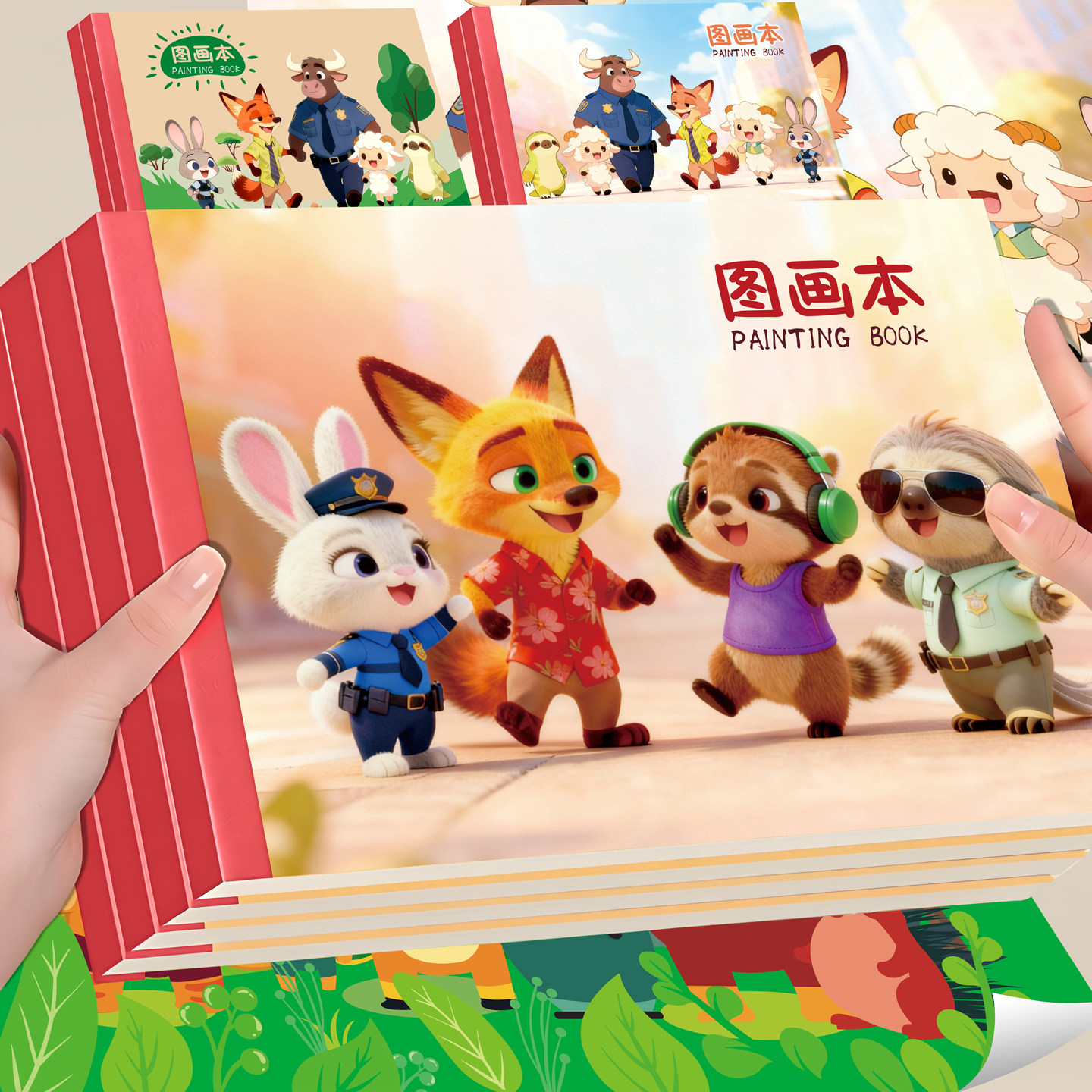 A4加厚牛皮图画本绘画纸儿童幼儿园专用小学生速写美术空白涂鸦本