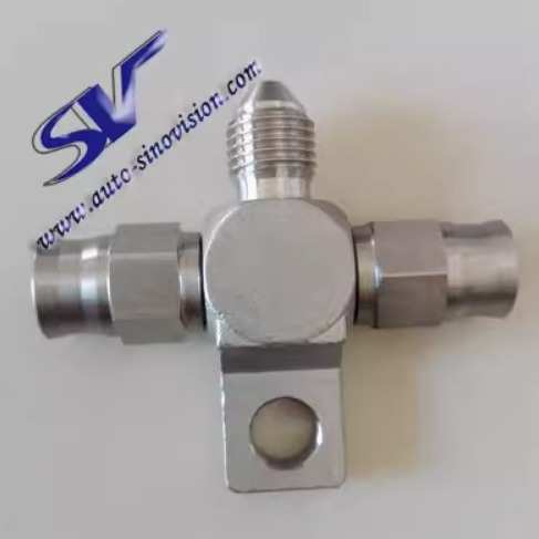 改装配件三通接头 AN3不锈钢刹车钢喉 刹车油管三通快速接头