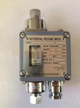 UEDA植田DPU72W-06-RC2-M差压开关，空气/水介质0.03-0.6MPa