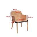 极简现代家用舒适北欧轻奢风餐椅弯曲胶合板弯 意式 5503