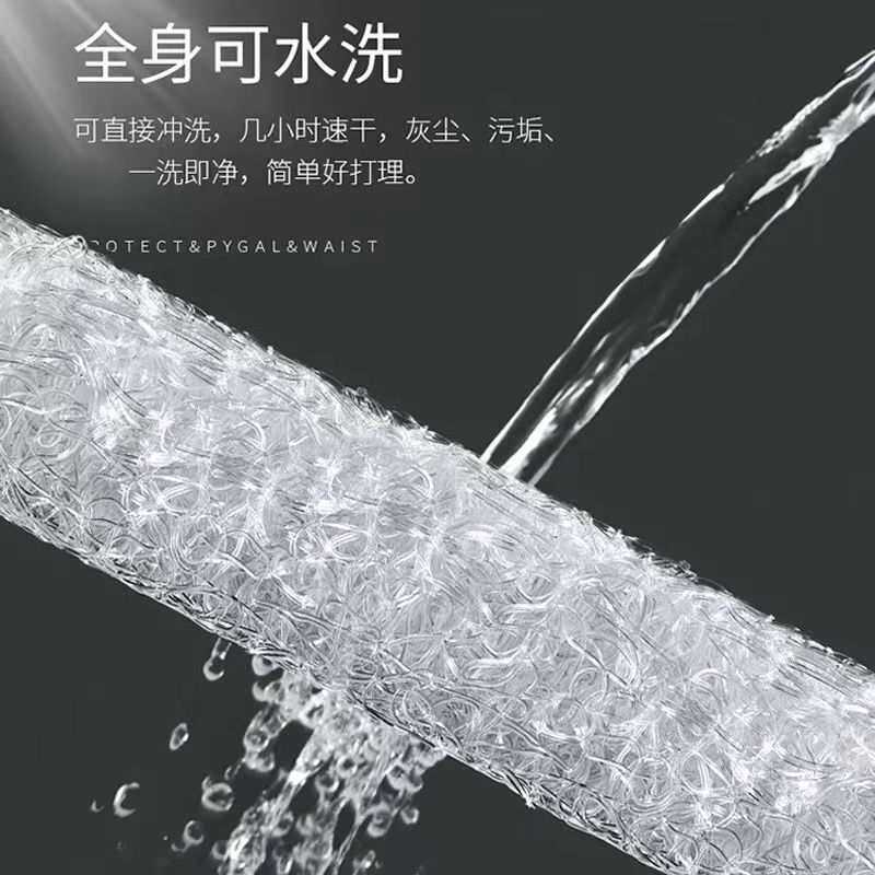 空气纤维枕头夏季透气排汗护颈水洗枕头记忆枕食品级护颈枕居家