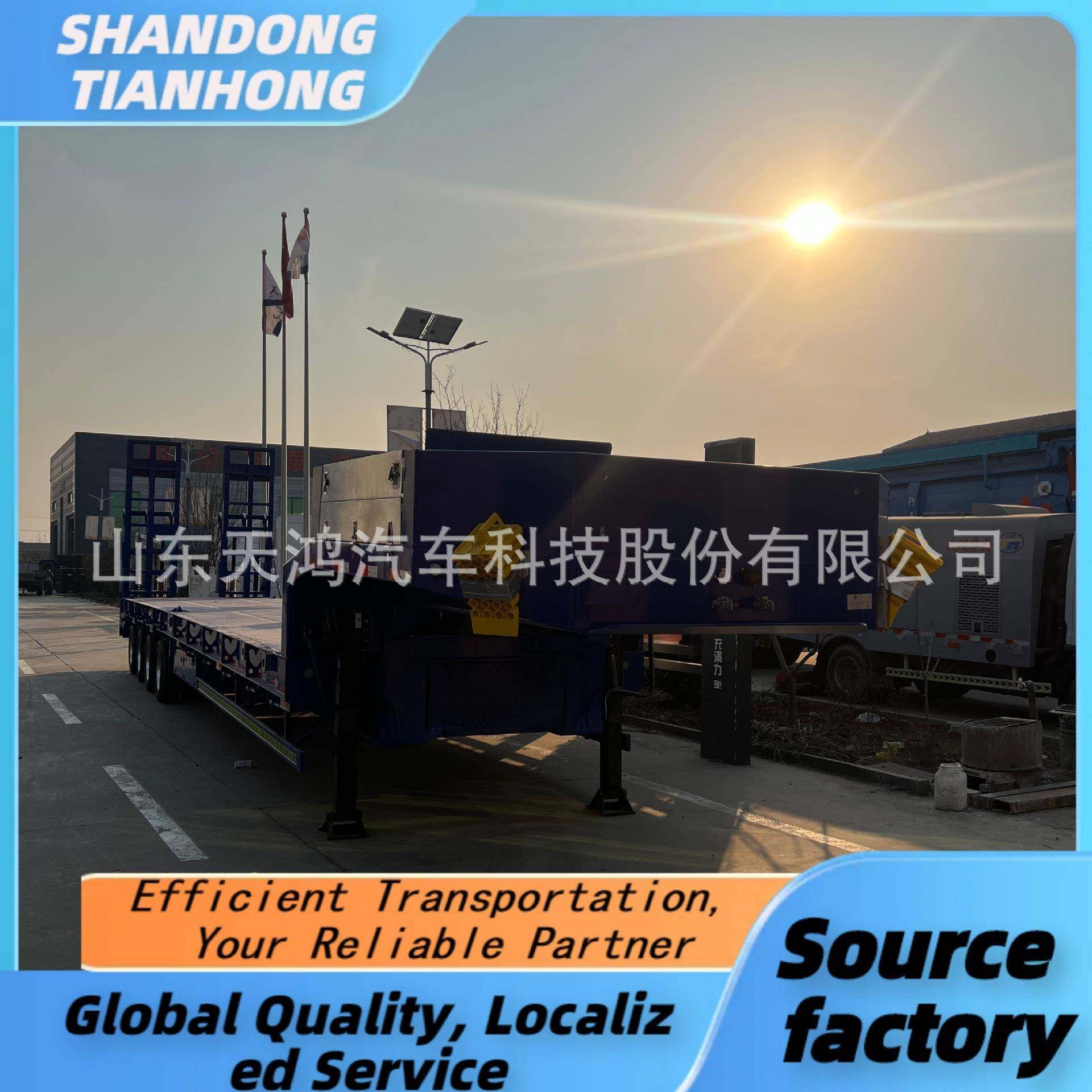 工厂生产直销出口出售低平板半挂车拖车液压绞盘重型大件运输挂车,农机/农具/农膜,农用运输车辆,淘宝优惠券,粉丝福利购,淘宝优惠卷