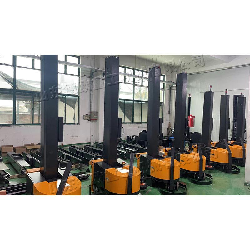 遥控式缠膜机绕膜机移动式缠绕膜裹包机自走式预拉伸自动打包机