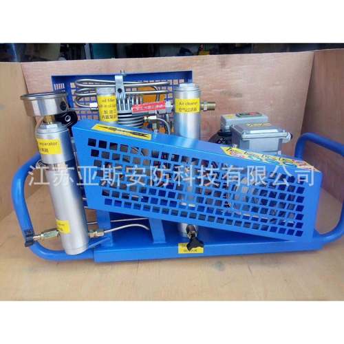 亚斯安消防30MPA空气压缩机高压打气泵船用气瓶压缩充气机100L