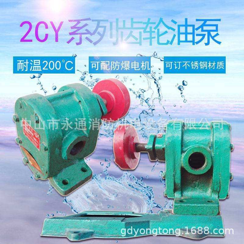2CY2.1/2.5红旗牌输油设备齿轮油泵增压燃油泵润滑泵机油泵输油泵