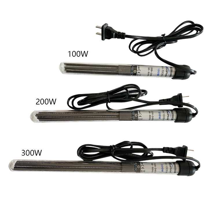 建荣鱼缸水族箱防爆石英恒温加热棒加热器 建荣过滤桶内置加热棒