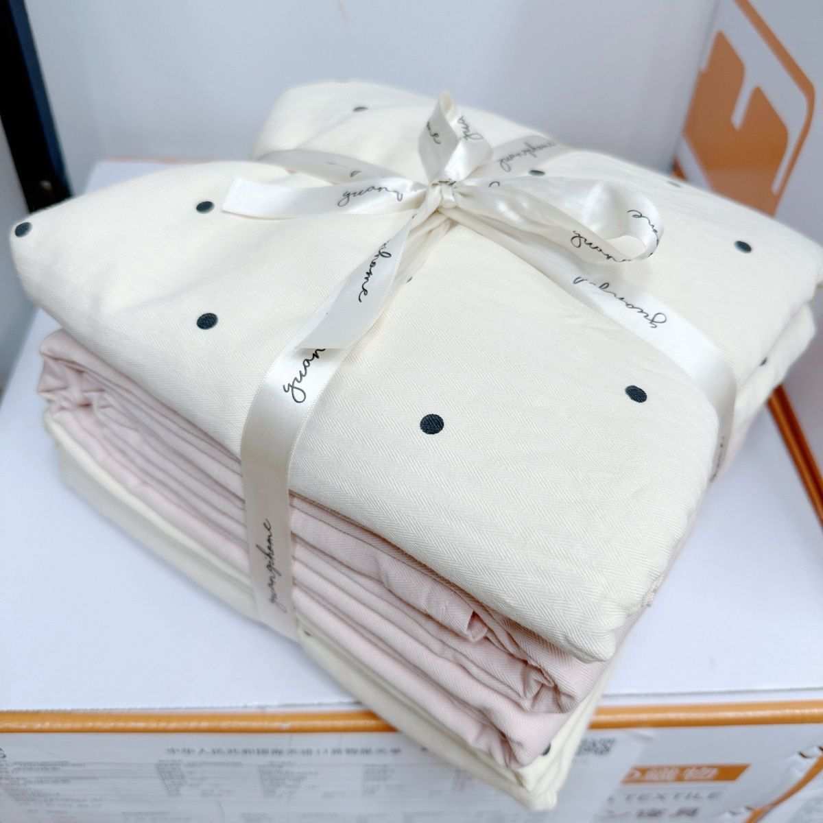 断码处理加厚120s双层纱四件套母婴级a类床上用品跨境 厂货源