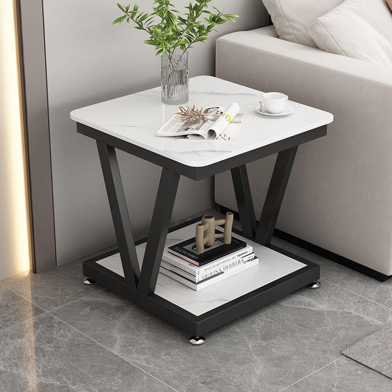 沙发小桌子茶几客厅家用移动小户型简约岩板侧边卧室床头柜角几厂