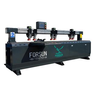 鸿济数控榫槽榫卯一体机实木侧孔机数控实木床榫头榫槽设备