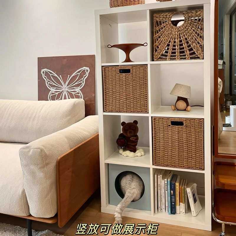 中伟日式格子柜自由组合卡莱克幼儿园钢制格子柜落地置物架收