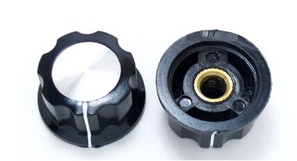 A01胶木旋钮 旋钮帽 电位器帽 电位器旋钮 内孔4MM-6.4MM(铜芯)