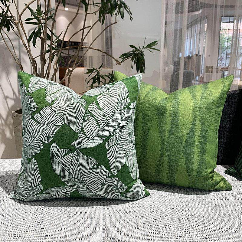 户外庭院阳台抱枕防水防晒棉麻靠枕藤椅吊篮靠垫别墅绿色腰枕靠背,居家布艺,靠垫/抱枕,淘宝优惠券,粉丝福利购,淘宝优惠卷