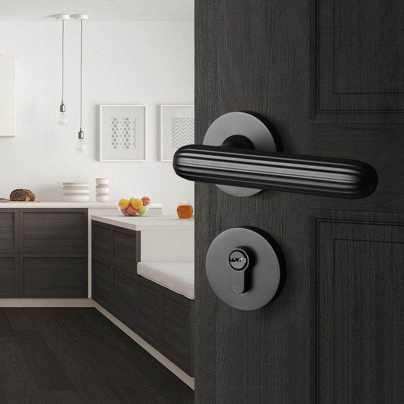 酷隆锌合金磁吸静音分体锁室内卧室实木门锁房间木门锁卫生间把手,基础建材,机械门锁,淘宝优惠券,粉丝福利购,淘宝优惠卷