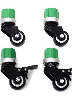 不锈钢置物架配套轮子38管专用万向轮子不锈钢厨房收纳微波炉架