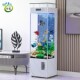 中小方形客厅家用超白玻璃鱼缸落地生态免换水循环水族箱2024新款