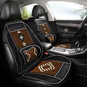 2022新款 坐垫 夏天透气汽车座垫凉垫凉席单片无靠背木珠按摩子夏季