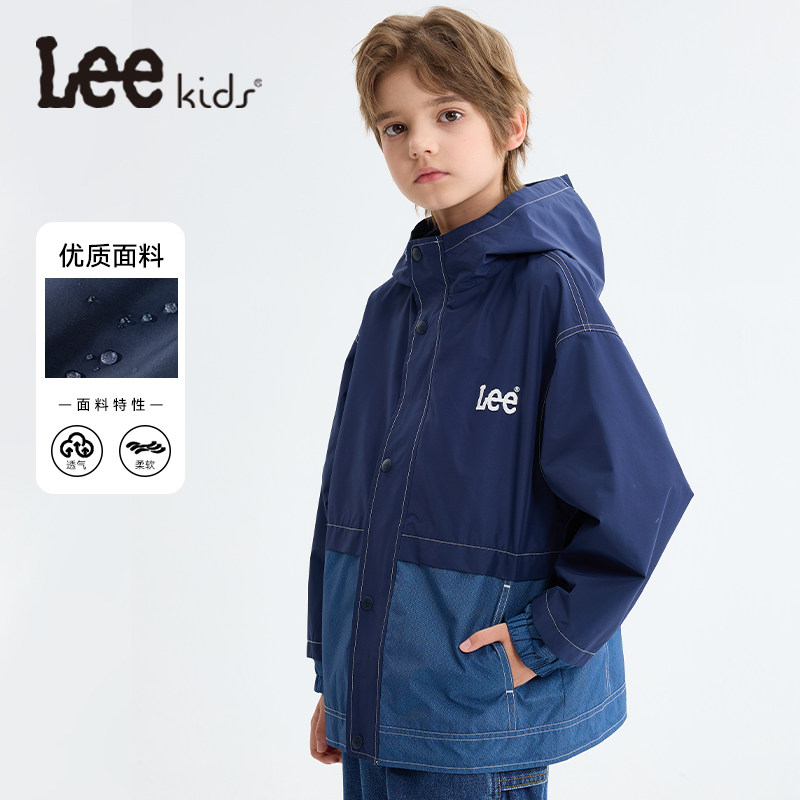 LeeKids童装韩范痞帅小男孩外套男童春季牛仔冲锋衣儿童潮流衣服,童装/婴儿装/亲子装,普通外套,淘宝优惠券,粉丝福利购,淘宝优惠卷